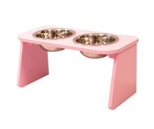 Cargar imagen en el visor de la galería, Comedero para perro elevado flamingo