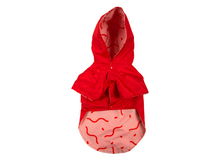 Cargar imagen en el visor de la galería, Impermeable doble faz Flamingo para perros - Selvaggiopets