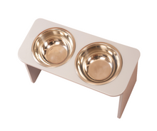 Cargar imagen en el visor de la galería, comedero para perro elevado gris