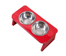 Cargar imagen en el visor de la galería, comedero para perro rojo