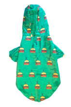 Cargar imagen en el visor de la galería, Impermeable doble faz Hamburguesas para perros - Selvaggiopets